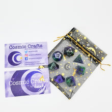Load image into Gallery viewer, Black Magic Woman Dice Set